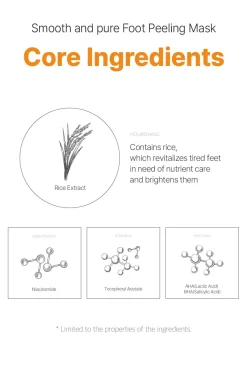 [Ariul] Smooth & Pure Foot Peeling Mask Nourishing (2 Pairs)