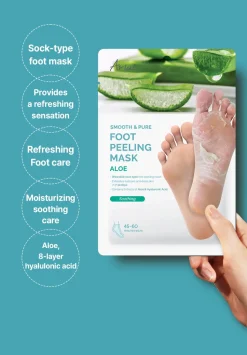 [Ariul] Smooth & Pure Foot Peeling Mask Soothing (2 Pairs)