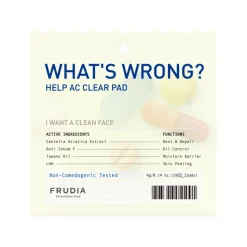 [Frudia] What’s Wrong Help AC Clear Pad (2ea)