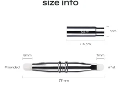 [glow] portable lip & eye brush