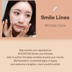 [Kocostar] Ultimate Face Patches - Smile Lines (6 pairs)