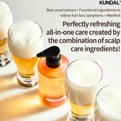 [Kundal] Beer Yeast Scalp Shampoo (Herb Mint)
