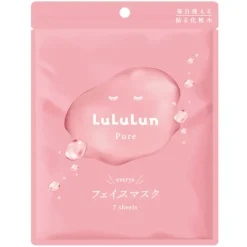 [LuLuLun] Pure Sheet Mask EVERYS Pink (7pcs)