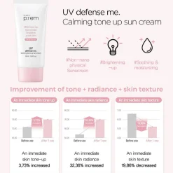 [Make P:rem] UV Defense Me Calming Tone Up Sun Cream