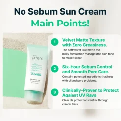 [Make P:rem] UV Defense Me No Sebum Sun Cream