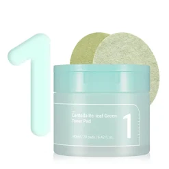 [Numbuzin] No.1 Centella Re-Leaf Green Toner Pad