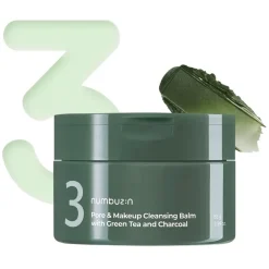 [Numbuzin] No.3 Pore & Makeup Cleansing Balm with Green Tea and Charcoal